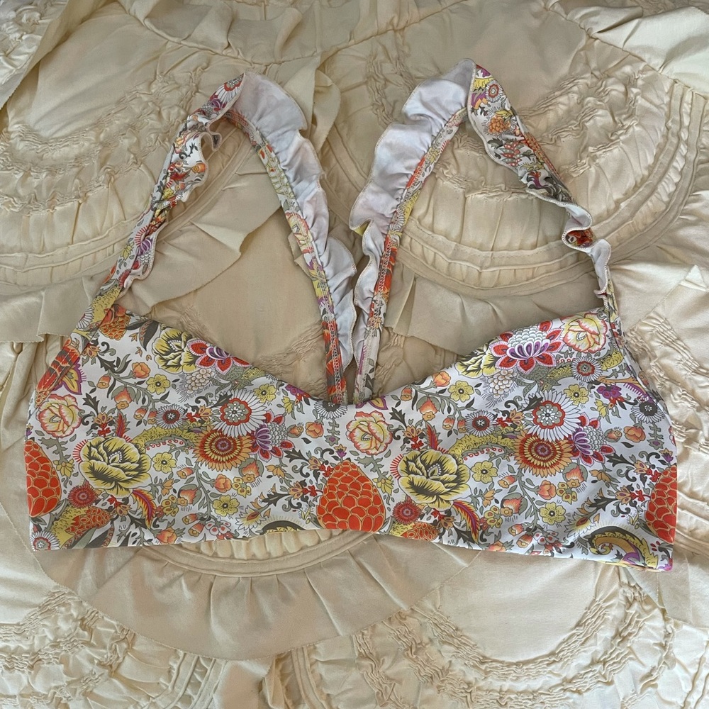 Boys + Arrows Floral Bikini Top